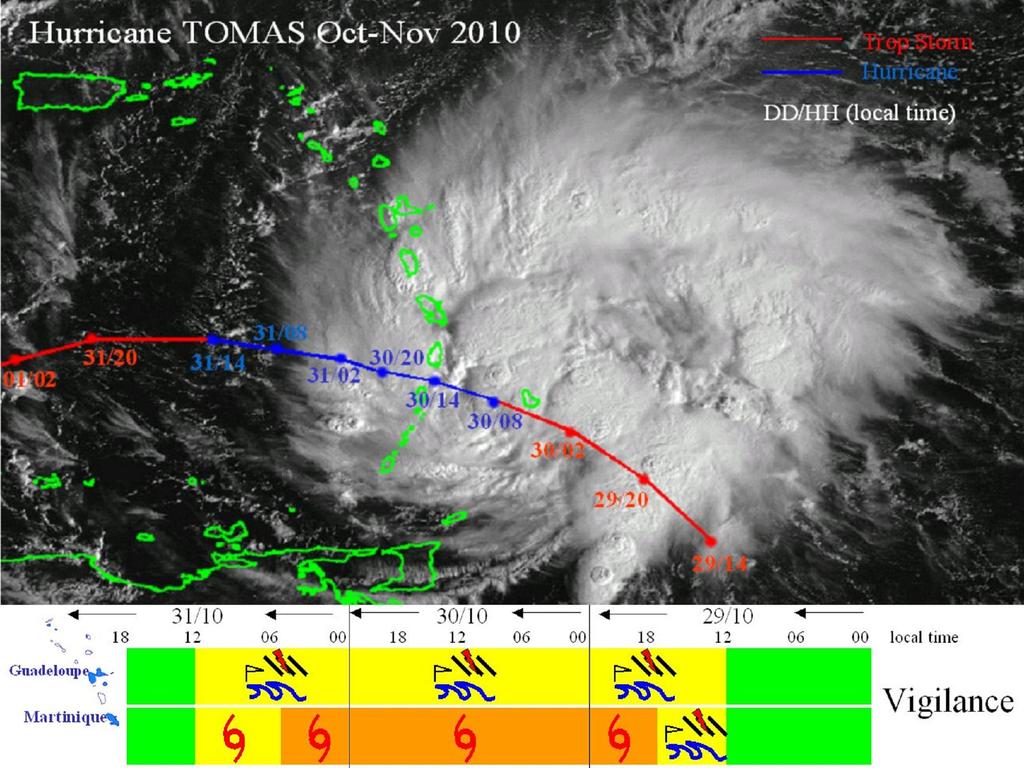 Hurricane TOMAS Tomas was a surprising late season barbadian type hurricane that developed very rapidly close to the southern Lesser