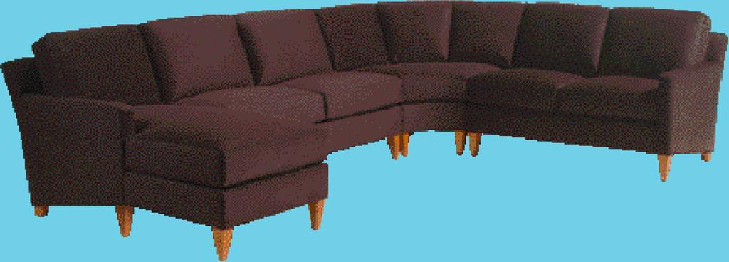 AS SHOWN: CL-8608-28L-50-W-53R CL-8608-91R Right Facing Corner Sofa CL-8608-91L Left Facing Corner Sofa CL-8608-78R Right Facing Sofa 1 Arm CL-8608-78L Left Facing Sofa 1 Arm CL-8608-61 Two Cushion