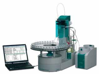 Karl Fischer titration Thermal sample preparation 874 USB Oven Sample Processor The 874 Oven Sample Processor opens up new possibilities for water determinations in samples that are either insoluble,