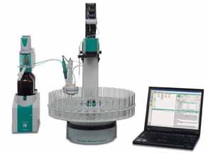 Automation in titration Automated pipetting and titrating system for up to 100 samples Automated system for potentiometric titrations of acids and bases.