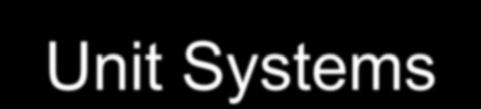 SI System Unit Systems Length: metre (m), mass: kilogram (kg), time: second (s).