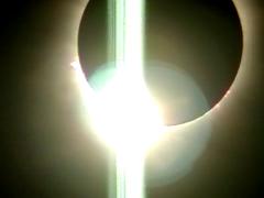 Total solar eclipse video This video of the June 21, 2001