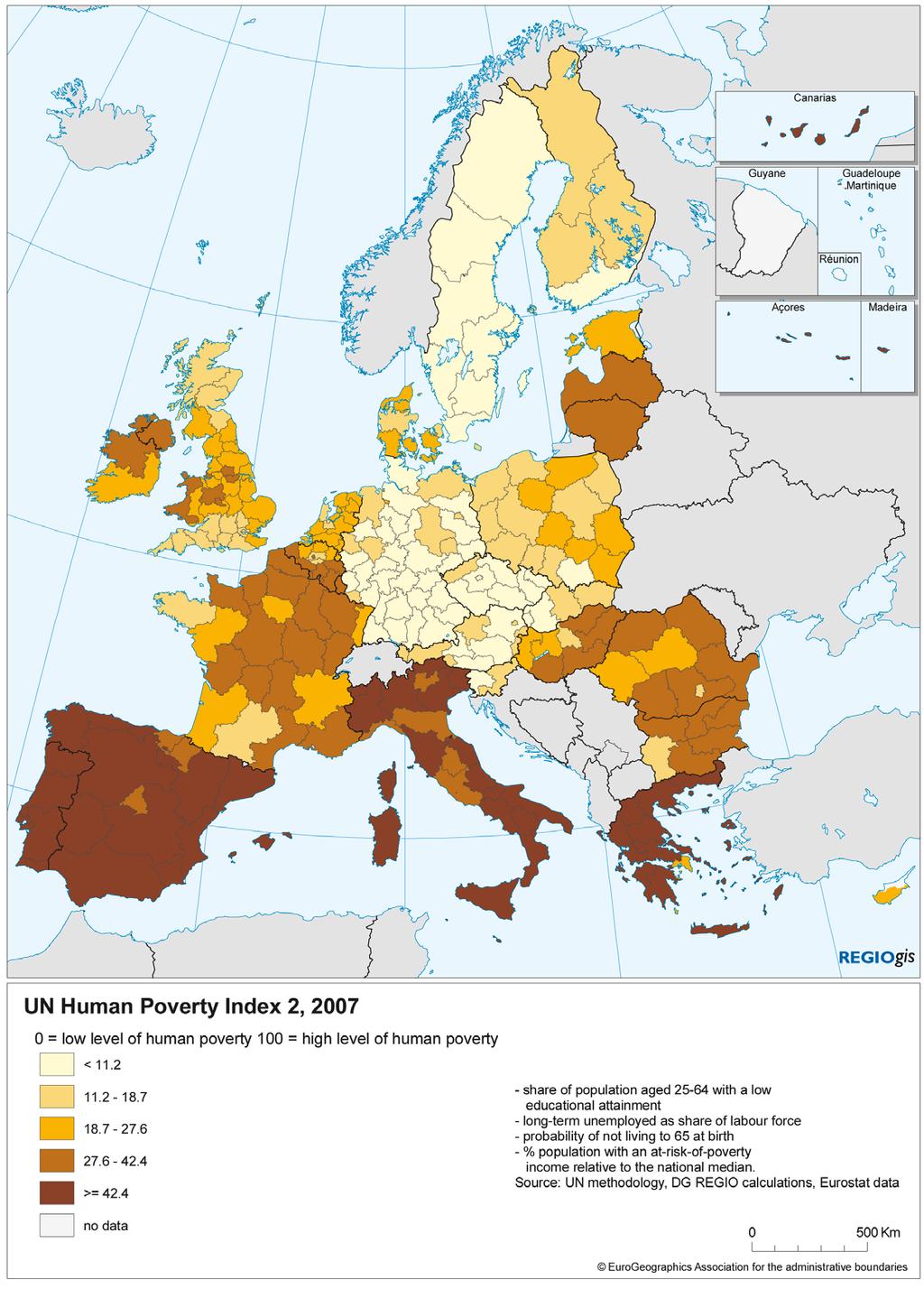 Map 3 - Human Poverty