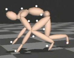 Inverse kinematics Optimal motion trajectories a set of 3D markers a