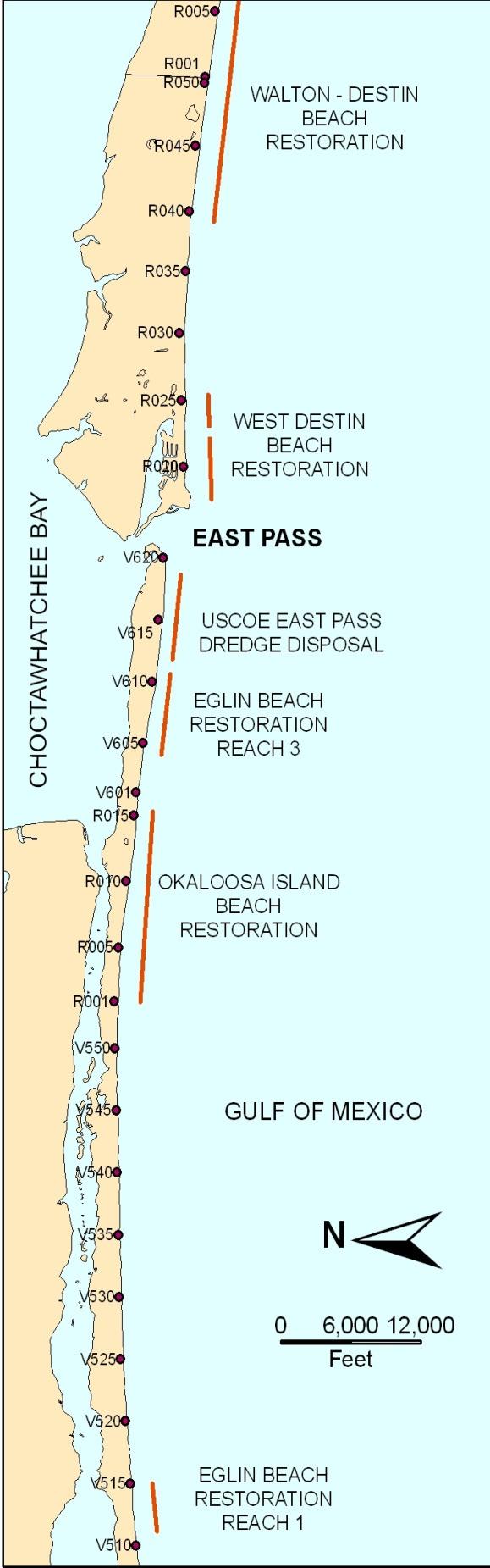 History of East Pass East Pass has historically been the natural tidal connection between the Gulf of Mexico and Choctawhatchee Bay in northwest Florida (Figure 2).