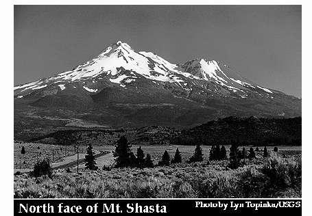 Mount Shasta Volcanic Mountain in Northern