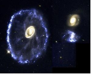 Investigation: Purpose: To examine and compare the Cartwheel Galaxy in optical and X-ray bands and determine the sources of the ultra and hyperluminous X-rays (U/HLXs). Figure 1.