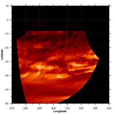 Zonal Wind Profiles: Galileo VIRTIS-VEX Galileo: 410 nm (grey) Galileo: 980 nm (grey) G. Piccioni et al.