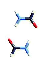 Centrosymmetric formamide dimer at the crystal