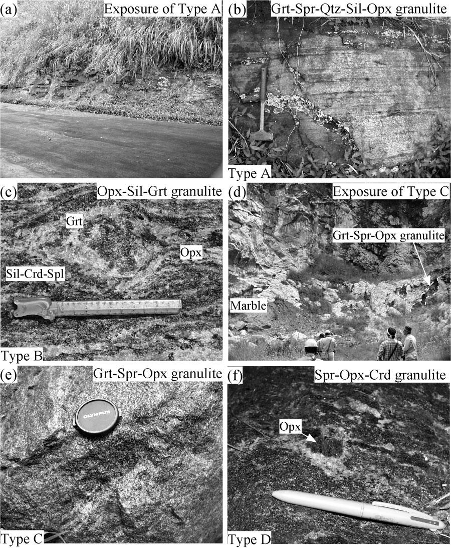JOURNAL OF PETROLOGY VOLUME 45 NUMBER 9 SEPTEMBER 2004 Fig. 3. (a) Roadside exposure of Type A samples near Gampola. (b) A close-up view of thin foliated gneisses from Type A exposure.