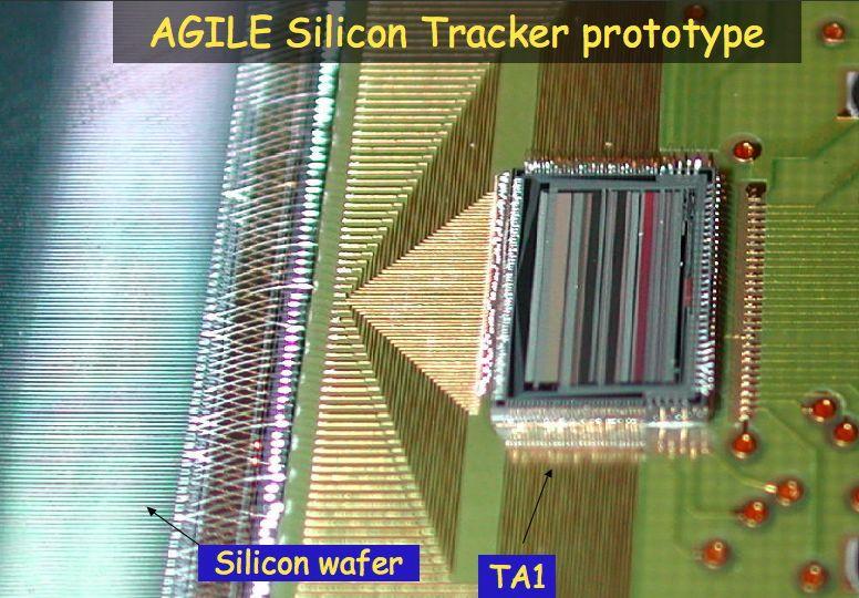 AGILE Silicon Tracker prototype 121 µm