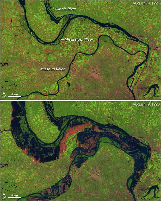 Meandering Rivers Apart from deposition in channels, rivers periodically flood resulting in