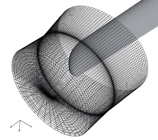 C. Arakawa et al. flow field. Figure 17 shows the pressure perturbation isosurfaces in three dimensions for the ogee type tip shape.