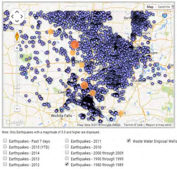 Earthquakes - Human-Induced Oklahoma experienced few EQs