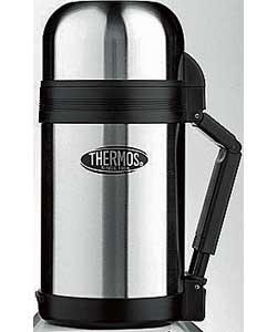 The Thermos Flask The thermos flask is designed to minimise heat transfer by conduction, convection and radiation. It is used to store either hot or cold liquids for long periods of time.