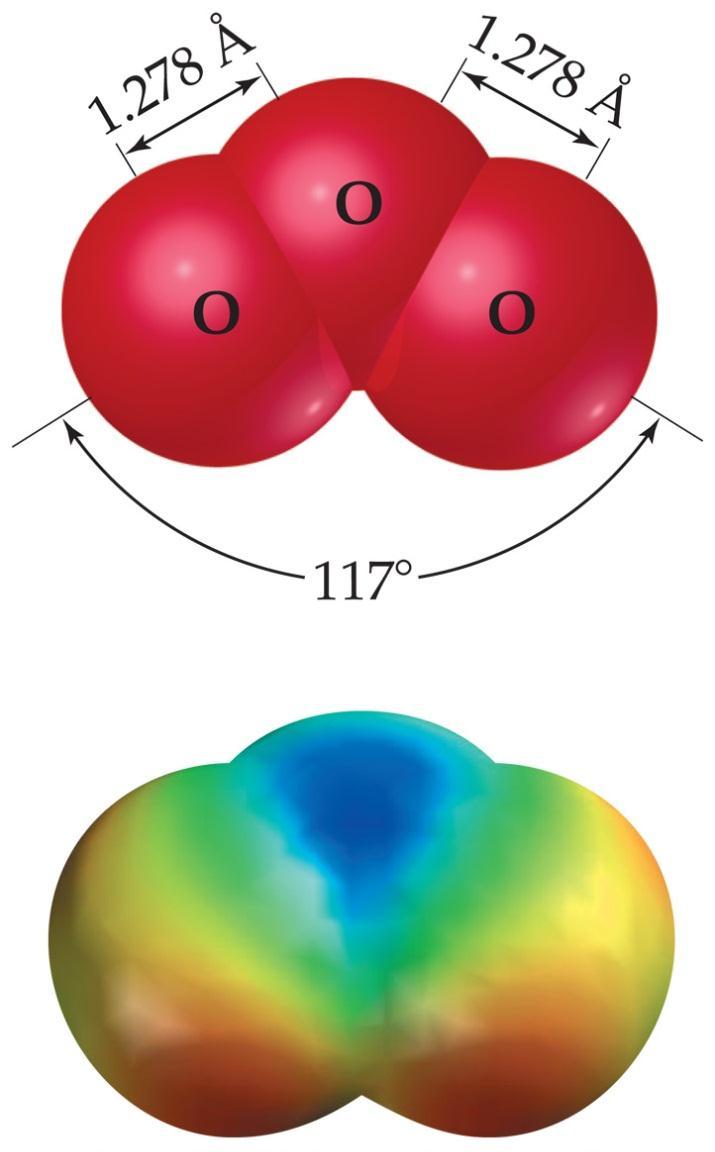 Resonance But this is at odds with the true, observed structure of ozone, in