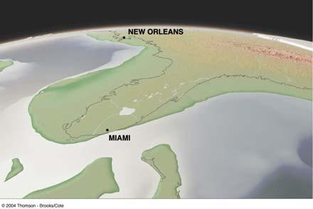 Sea Level: 18,000 years ago Sea Level: ~10,000 (?