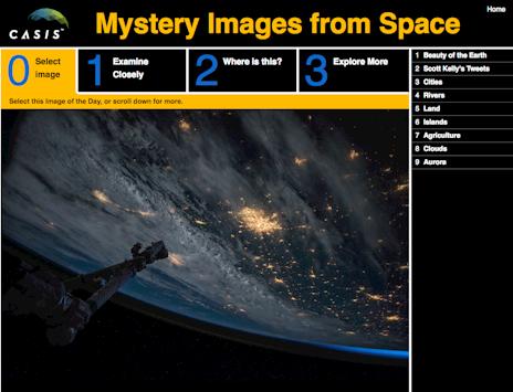 Three-phase Process Mystery Images from Space has a three-phase approach.