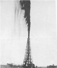 Texas Oil Lucas Gusher, 1901 Initial production 100,000 bbl/day Salt