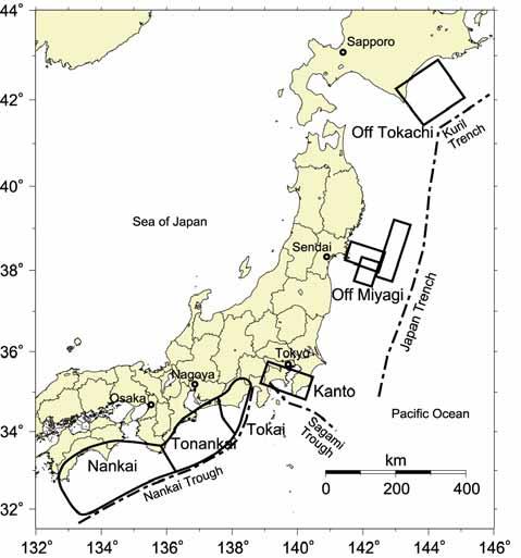 Inversion Analysis of Historical Interplate Earthquakes Using Seismic Intensity Data Katsuhisa Kanda and Masayuki Takemura Kobori Research Complex, Kajima Corporation, Tokyo 107-8502, Japan Summary