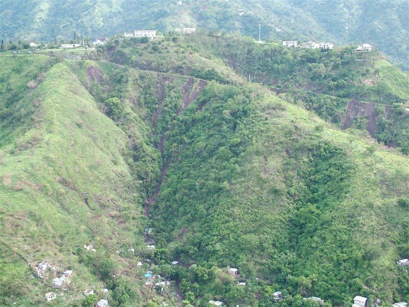 LANDSLIDE AND FLOOD HAZARDS ALONG THE FAULTED MOUNTAIN