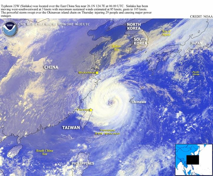 1. Introduction Typhoon Sinlaku