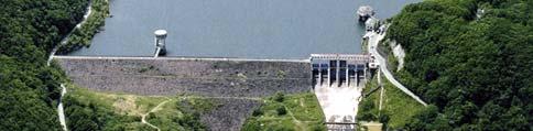 Damage of dams Ishibuchi Dam Concrete