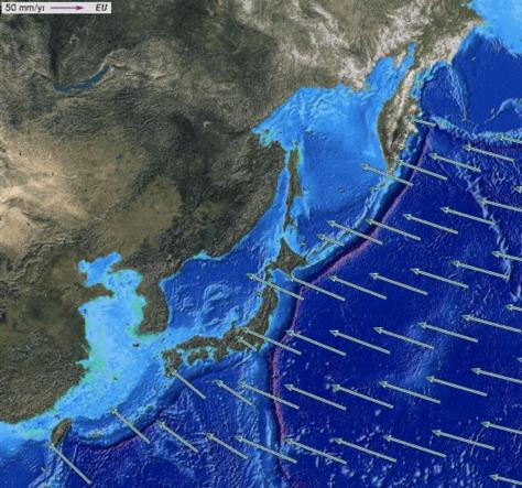 Tohoku-oki event: Tectonic setting This earthquake was the result of thrust faulting along or near the convergent plate boundary