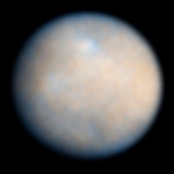 Ceres resides in the main asteroid belt between Mars and Jupiter. It was discovered in 1801 and was labeled as a planet.