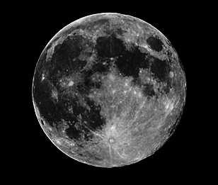 " A "blue moon" is the term for the second full moon in a calendar