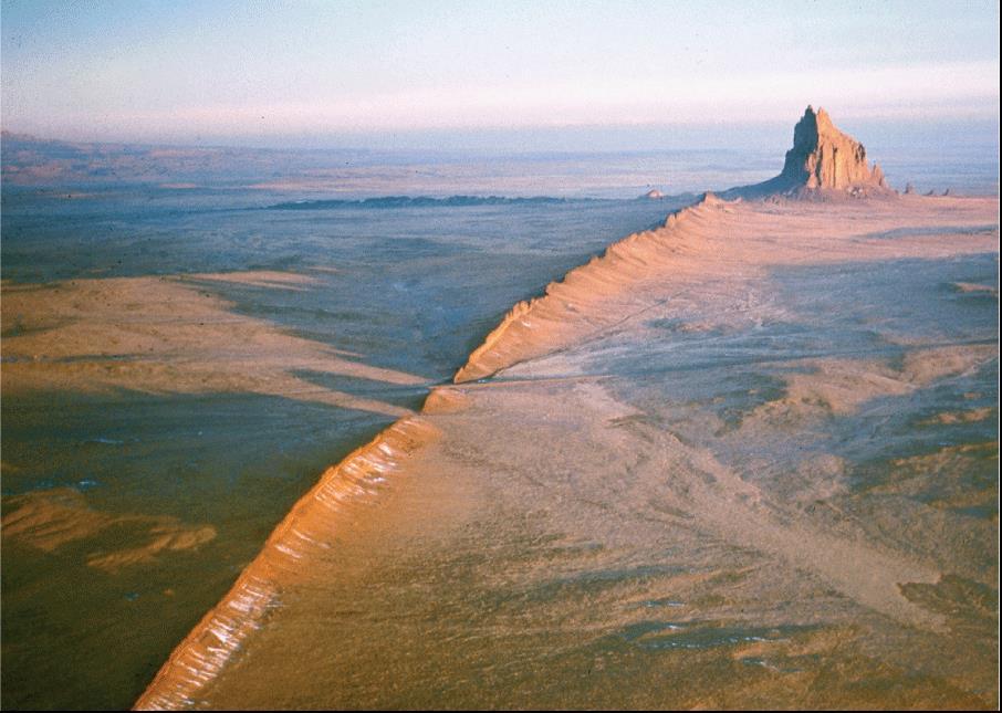 Other Igneous Features Ship Rock in New Mexico is a volcanic neck.