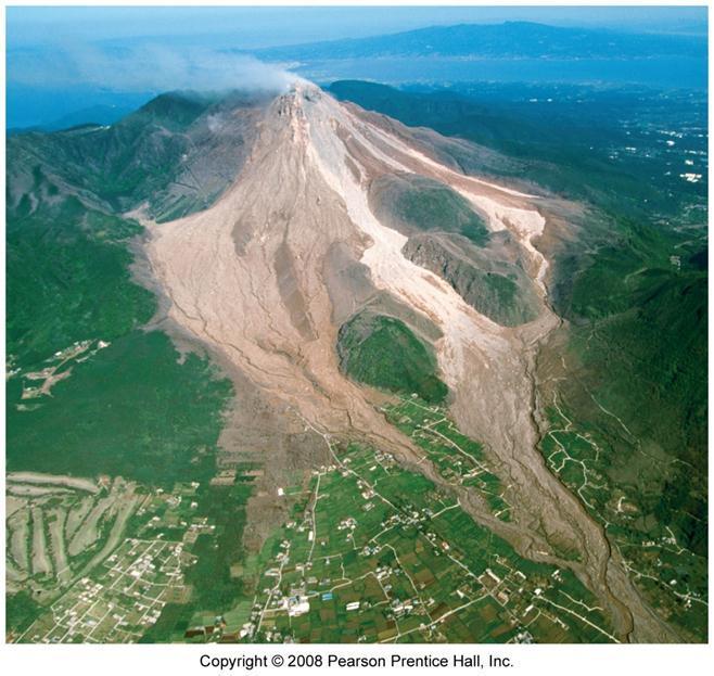 Examples of Pyroclastic Flows Unzen volcano