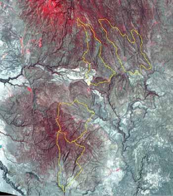 Landsat 5 imagery, July 1992 Smith Creek Current Creek NR402 Hurry - GIS Back Applications Creek Succession in Natural Resources in a Western Juniper / Sagebrush Steppe Mosaic Landscape composition