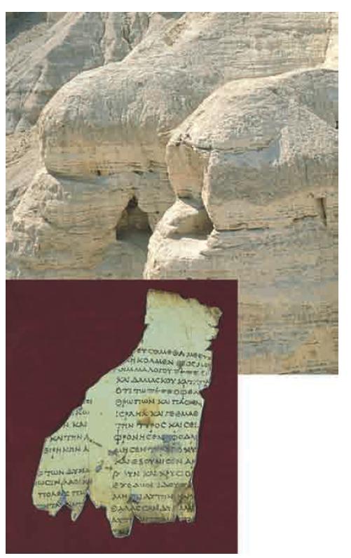 Radiocarbon dating places the age of the Dead Sea Scrolls from the West Bank at around 2,000 years old.