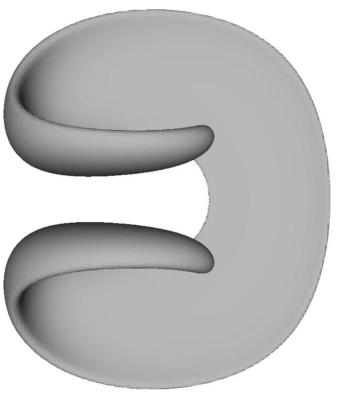 (a) t = T/2 (b) t = T Figure 1: Sphere deformation (192 3 mesh). Using the divergence theorem, in the absence of evaporation, dω (t) = u n ds = u dv.