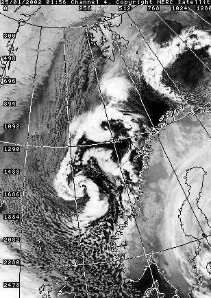 Convective (marked by square on previous slide) Baroclinic