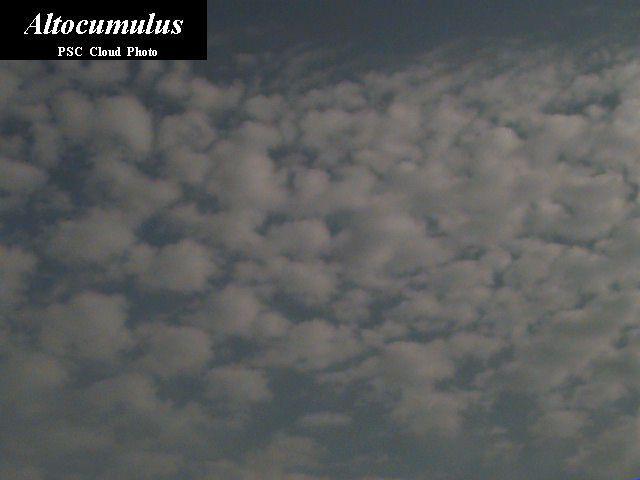 Middle Clouds Altocumulus <1 km thick mostly water drops