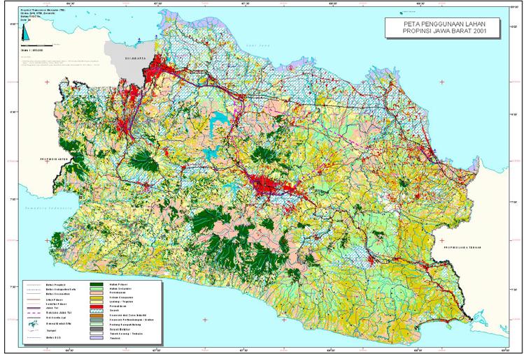 North Bandung in the Context of Bandung Metropolitan Region National Spatial Plan (RTRWN) Bandung as a capital city of West Java Pledge Area (Kawasan Andalan) in Indonesia Bandung Metropolitan Region