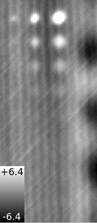(a) Simulated phase images of CFRP sample at 16.7 mhz (left), 50.0 mhz (middle), and 83.3 mhz (right). (b)-(d) Experimentally observed phase images respectively at 16.6 mhz, 50 mhz, and 83.3 mhz. from white to black with the increasing excitation frequency.