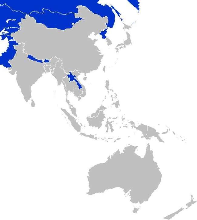 General overview Region includes Indian Ocean and Pacific Ocean islands (excl.