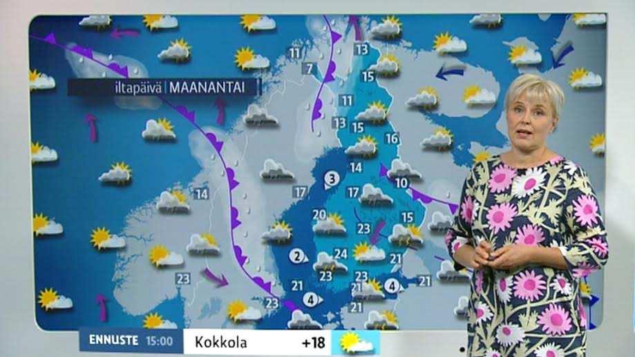 Those of you who live in southern Finland will be lucky if you escape