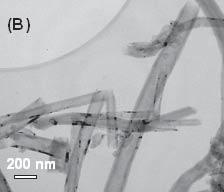 The Pyrograf III nanotubes are 70-200 nm in diameter, 50-100 micron long multiwall carbon nanotubes (Fig. 9).