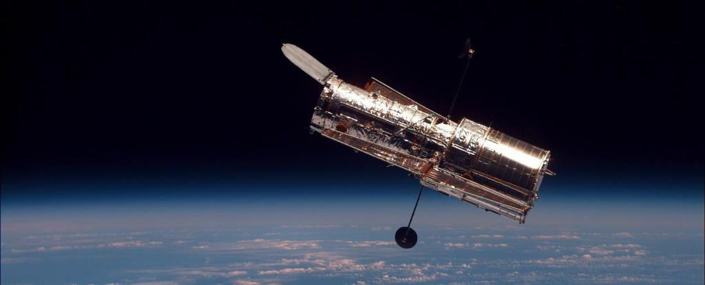 Hubble Space Telescope Observes in infra-red, visible, and UV