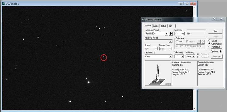 images. Maxim DL5 is the imaging software used to capture the images. On the night of observation, we start by opening up the dome.