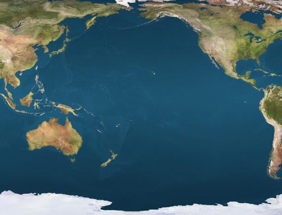 Major Oceans Pacific Atlantic - Indian The Pacific Ocean is the largest, containing roughly