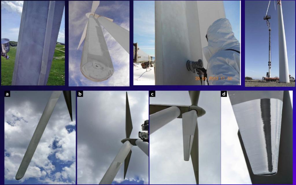 airfoils/wings for wind turbine anti-/de /de-icing applications Anti-icing of