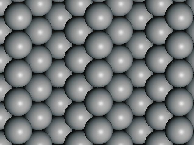 The rows of atoms removed by the reconstruction are indicated by the at the edge of the unit cell.