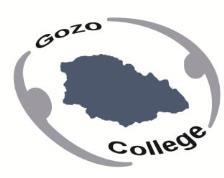 GOZO COLLEGE BOYS SECONDARY SCHOOL Embracing Diversity Half Yearly Exams 2013-2014 Subject: Form: Time: