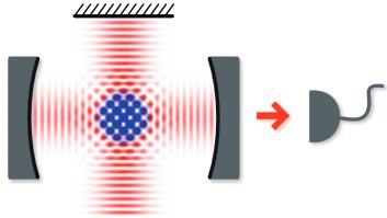 Many-body cqed Transverse pumping: atoms mediate scattering of photons from pump to cavity. Expand in lowest vibrational modes Effective model = Dicke Hamiltonian in the Schwinger representation.