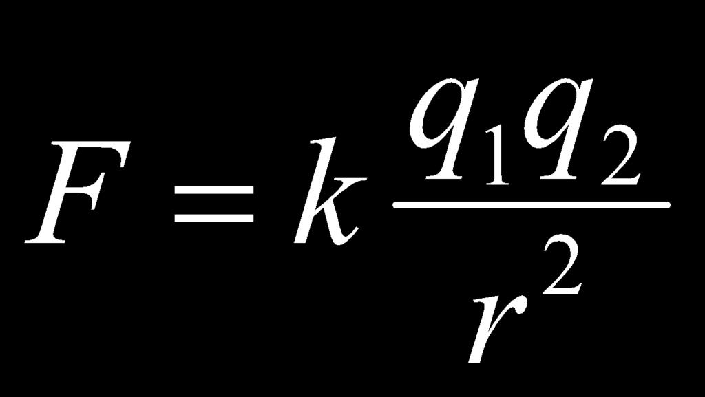 Coulomb s Law Coulomb s law quantifies the electrostatic attraction between charged particles: F is the force of attraction between opposite